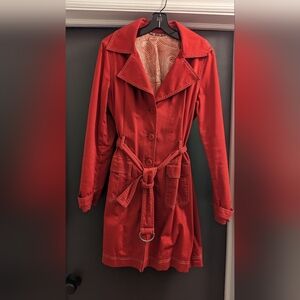 Red Trench Coat